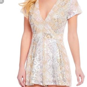Gianni Bini Sequin Romper